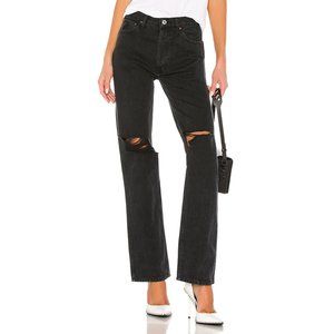 Re/Done Black High Rise Women Jeans
